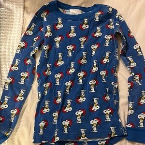 Hanna Anderson Snoopy Kids PJ Shirt